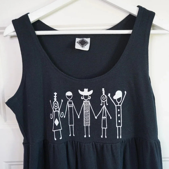 California Concepts Summer Fun Maxi‎ Dress & Jacket, Black White Graphic - Picture 3 of 8